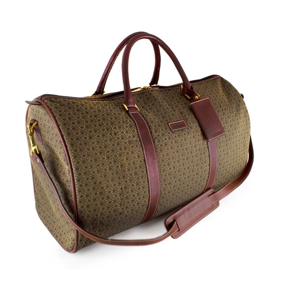 Hartmann Wings Jacquard Diamond Pattern Weekender Duffel Bag - Picture 1 of 10
